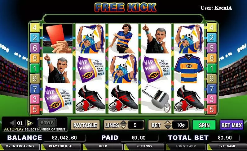 Free Kick Slots CryptoLogic Second Screen Game