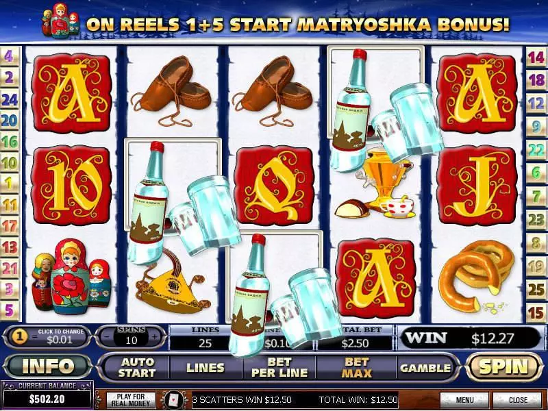 From Russia With Love Slots PlayTech Free Spins