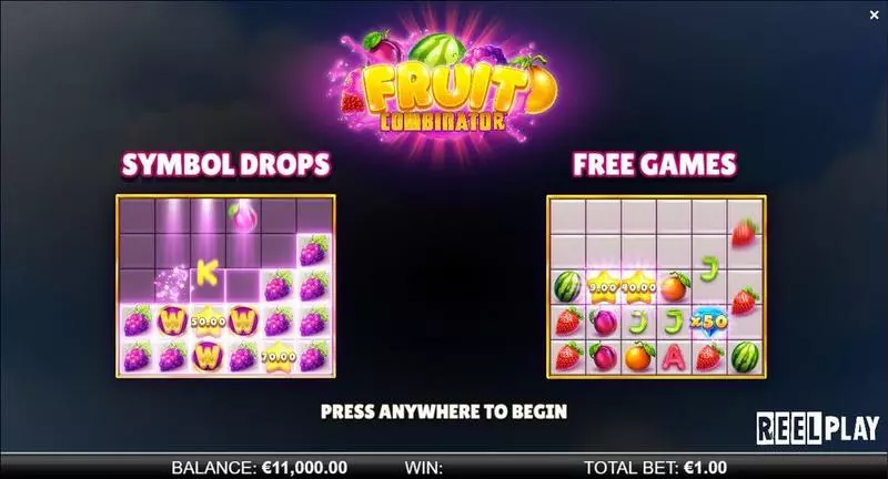 Fruit Combinator Slots ReelPlay Drop Feature