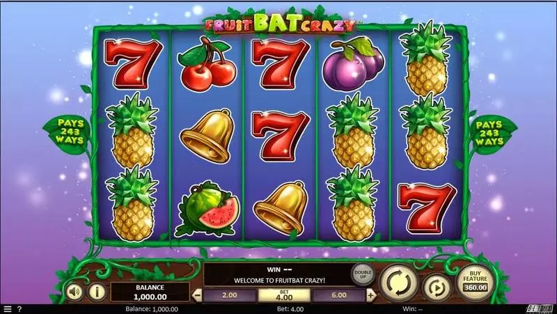 Fruitbat Crazy Slots BetSoft Free Spins