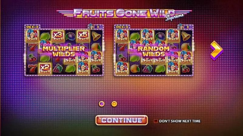 Fruits Gone Wild Supreme Slots StakeLogic Free Spins