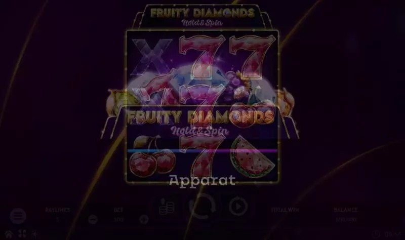 Fruity Diamonds Slots Apparat Gaming Bonus Wheel