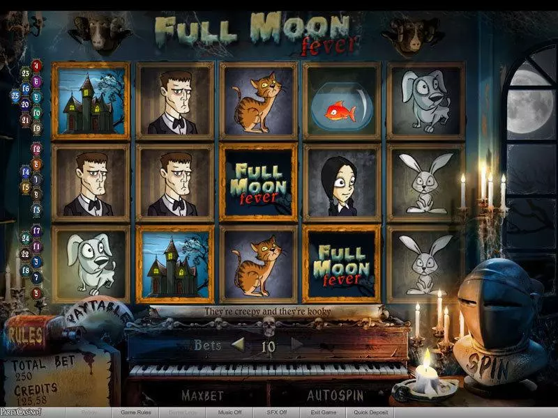 Full Moon Fever Slots bwin.party Second Screen Game
