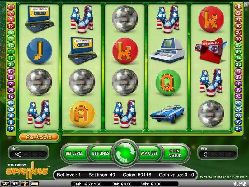 Funky Seventies Slots NetEnt Free Spins