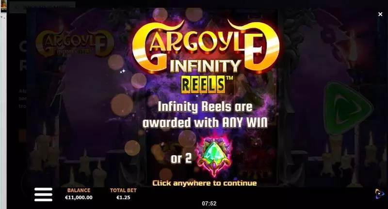Gargoyle Infinity Reels Slots ReelPlay Wheel of Fortune