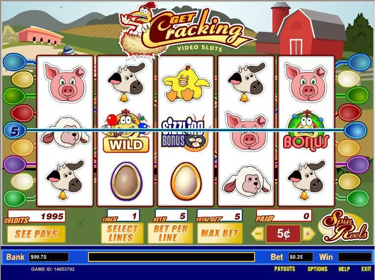 Get Cracking Slots Parlay Second Screen Game