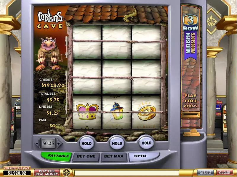 Goblin's Cave Slots PlayTech Second Screen Game
