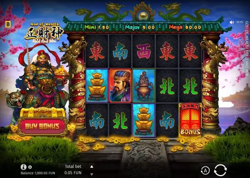 God Of Wealth Hold And Win Slots BGaming Free Spins