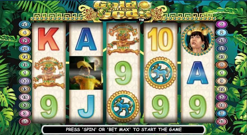 Gold ogf the Gods Slots WGS Technology Free Spins