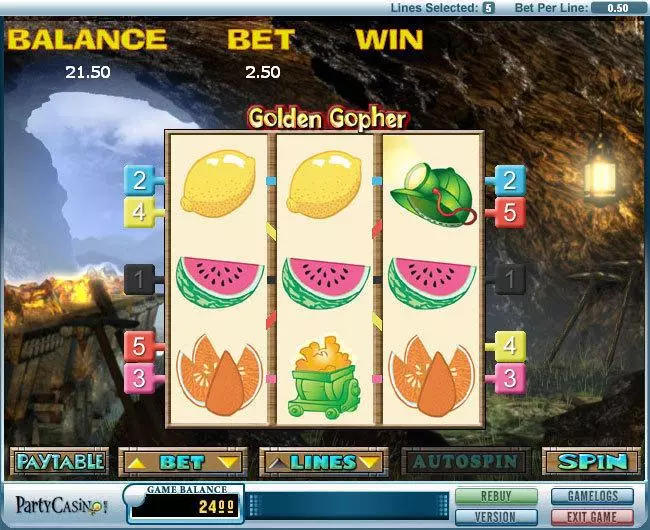 Golden Gopher Slots bwin.party 