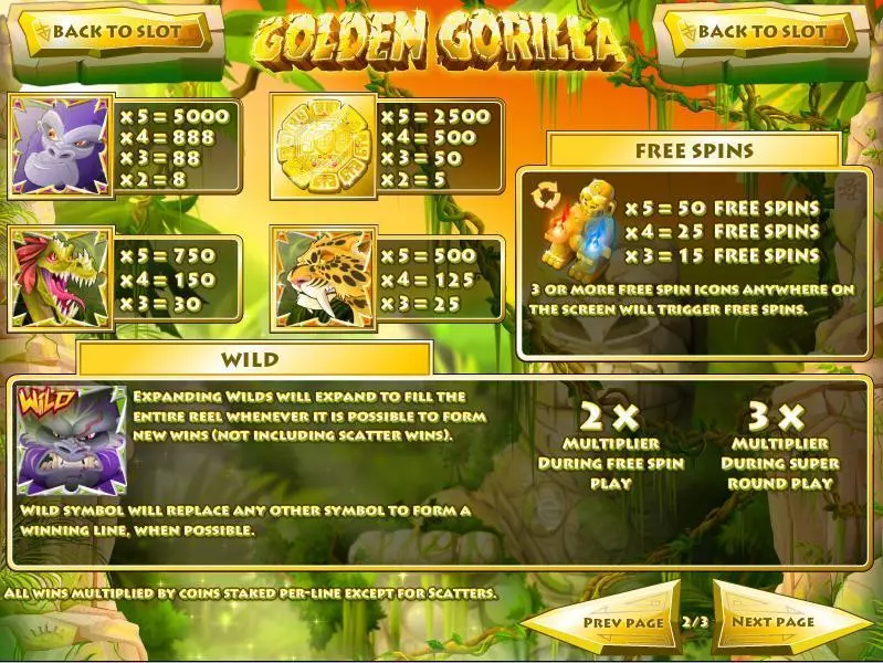 Golden Gorilla Slots Rival Free Spins