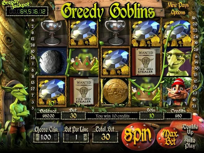 Greedy Goblins Slots BetSoft Wild Reels