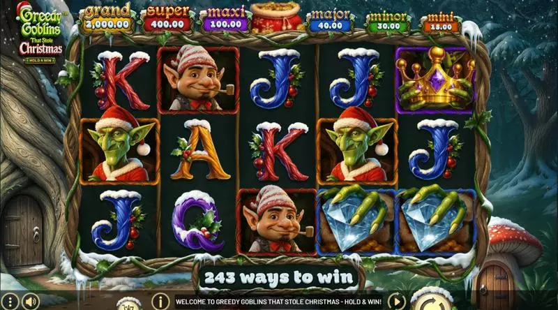 Greedy Goblins That Stole Christmas Slots BetSoft Hold and WinPick a BoxWild Reels