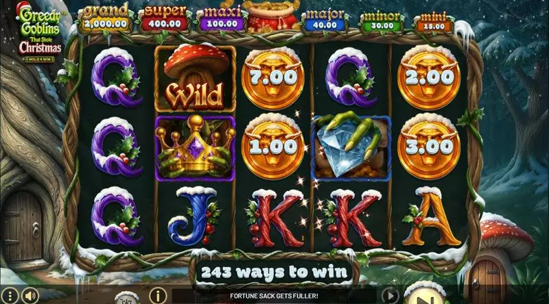 Greedy Goblins That Stole Christmas Slots BetSoft Hold and WinPick a BoxWild Reels