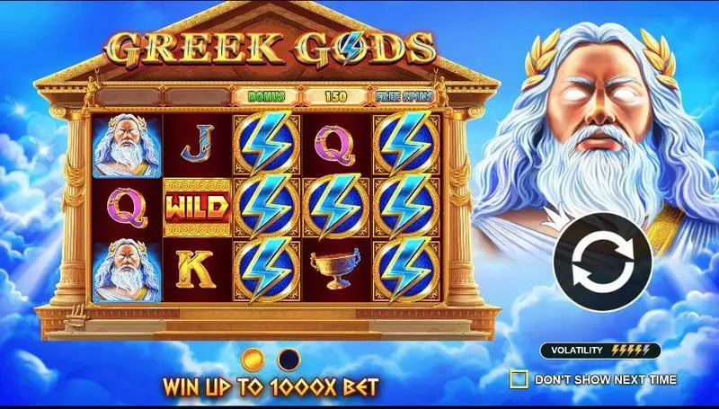 Greek Gods Slots Pragmatic Play Free Spins