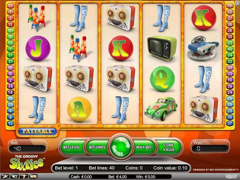 Groovy Sixties Slots NetEnt Free Spins