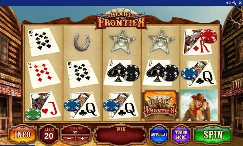 Heart of the Frontier Slots PlayTech Free Spins