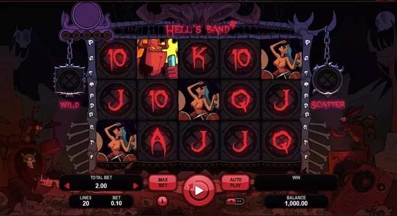 Hell's Band Slots Booongo Free Spins