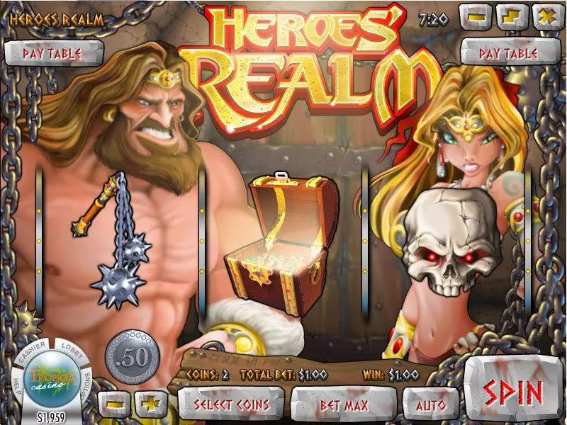 Heroes' Realm Slots Rival Free Spins