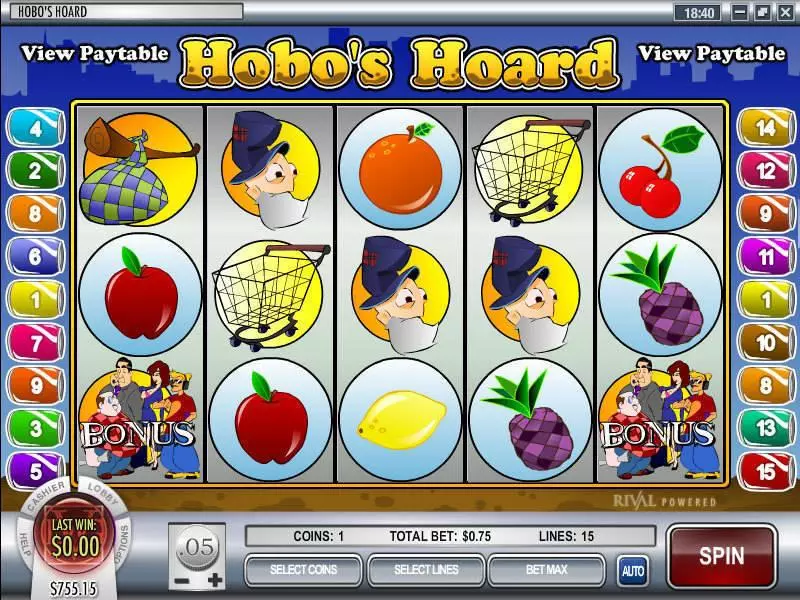 Hobo's Hoard Slots Rival Free Spins