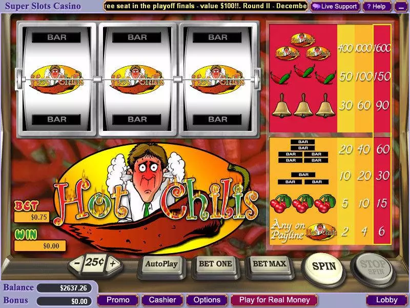 Hot Chilis Slots Vegas Technology 