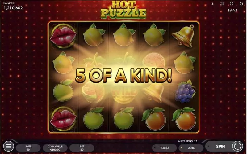 Hot Puzzle Slots Endorphina Puzzle Bonus Game