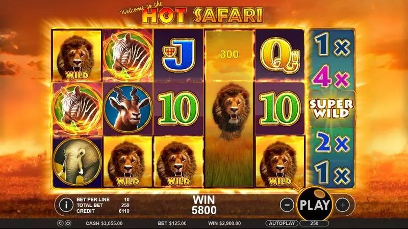 Hot Safari Slots Topgame Free Spins