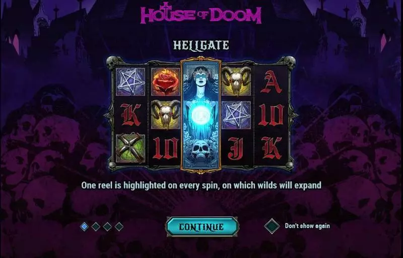 House of Doom Slots Play'n GO Second Screen Game