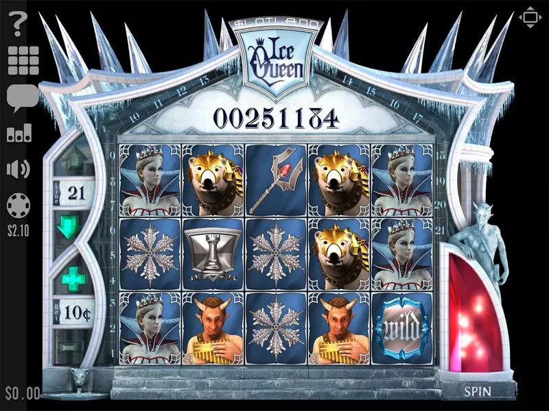 Ice Queen Slots Slotland Software Second Screen Game