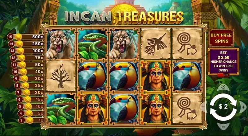 Incan Treasures Slots Wizard Games Free Spins