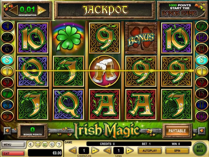 Irish Magic Slots GTECH Free Spins