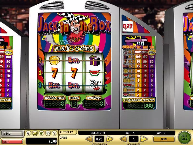 Jack in the Box Slots GTECH 