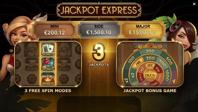 Jackpot Express Slots Yggdrasil Free Spins