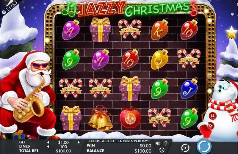 Jazzy Christmas Slots Genesis Re-Spin