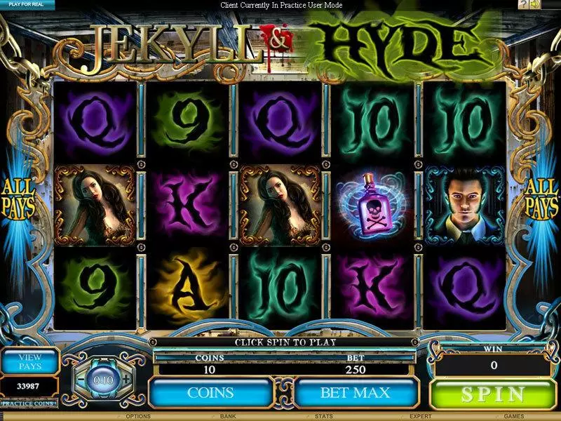 Jekyll and Hyde Slots Microgaming Free Spins