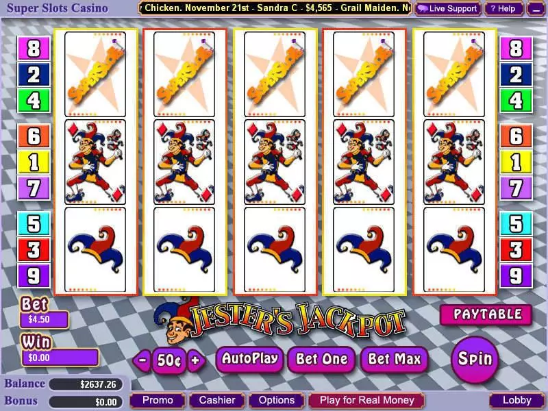 Jester's Jackpot Slots WGS Technology 