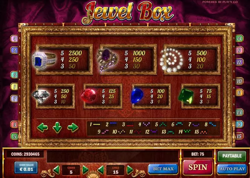 Jewel Box Slots Play'n GO Pick a Box