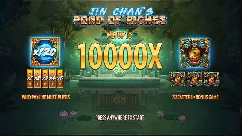 Jin Chan´s Pond of Riches Slots Thunderkick Multipliers