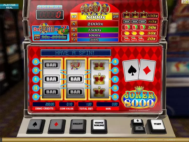 Joker 8000 Slots Microgaming 