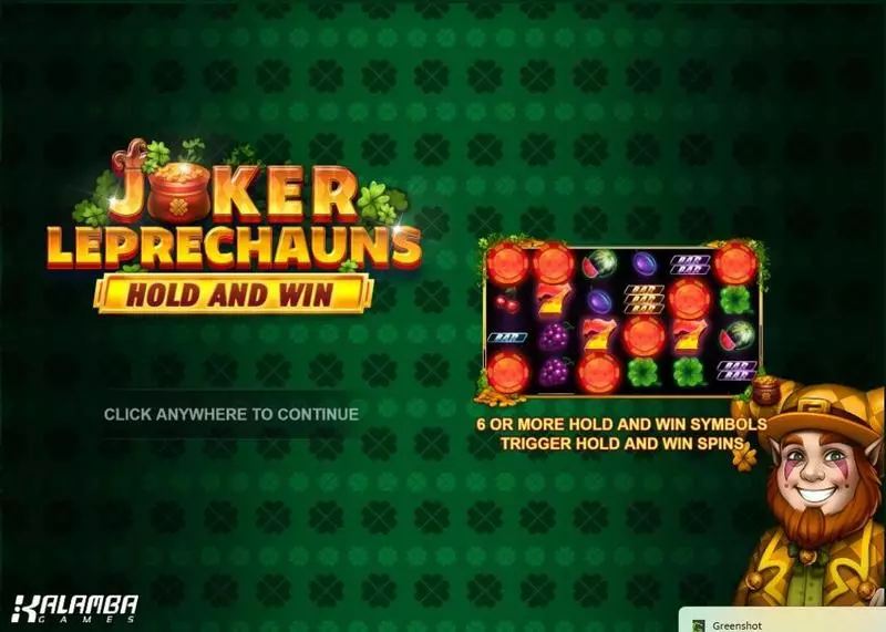 Joker Leprechauns Hold and Win Slots Kalamba Games Free Spins