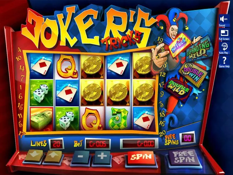 Jokers Tricks Slots Slotland Software Free Spins