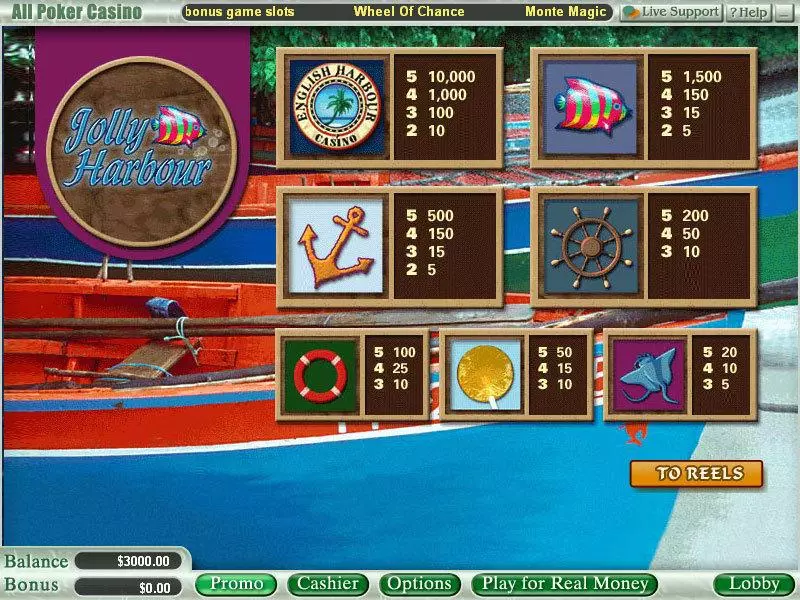 Jolly Harbour Slots WGS Technology 