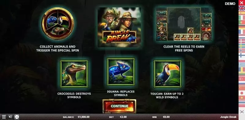 Jungle Break Slots Red Rake Gaming Free Spins