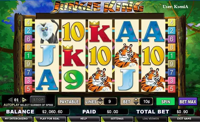 Jungle King Slots CryptoLogic Second Screen Game