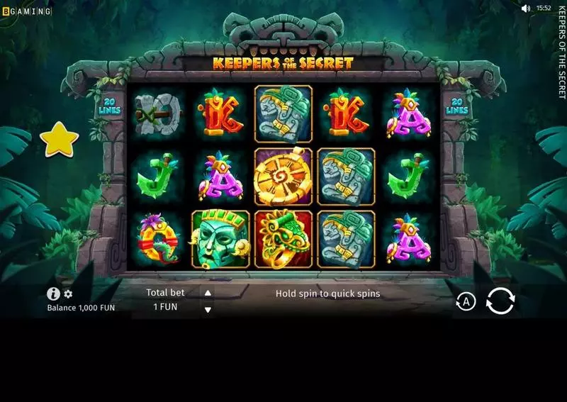 Keepers of Secret Slots BGaming Free Spins
