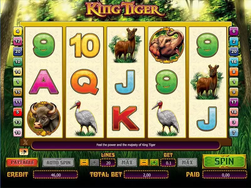 King Tiger Slots bwin.party Free Spins