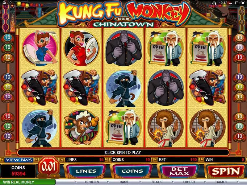 Kung Fu Monkey Slots Microgaming Free Spins
