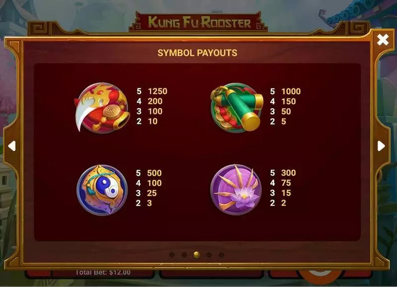 Kung Fu Rooster Slots RTG Free Spins