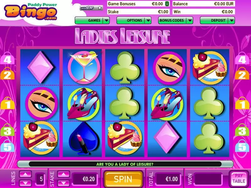 Ladies Leisure Slots Virtue Fusion Second Screen Game