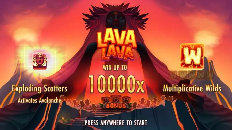 Lava Lava Slots Thunderkick Avalance Feature